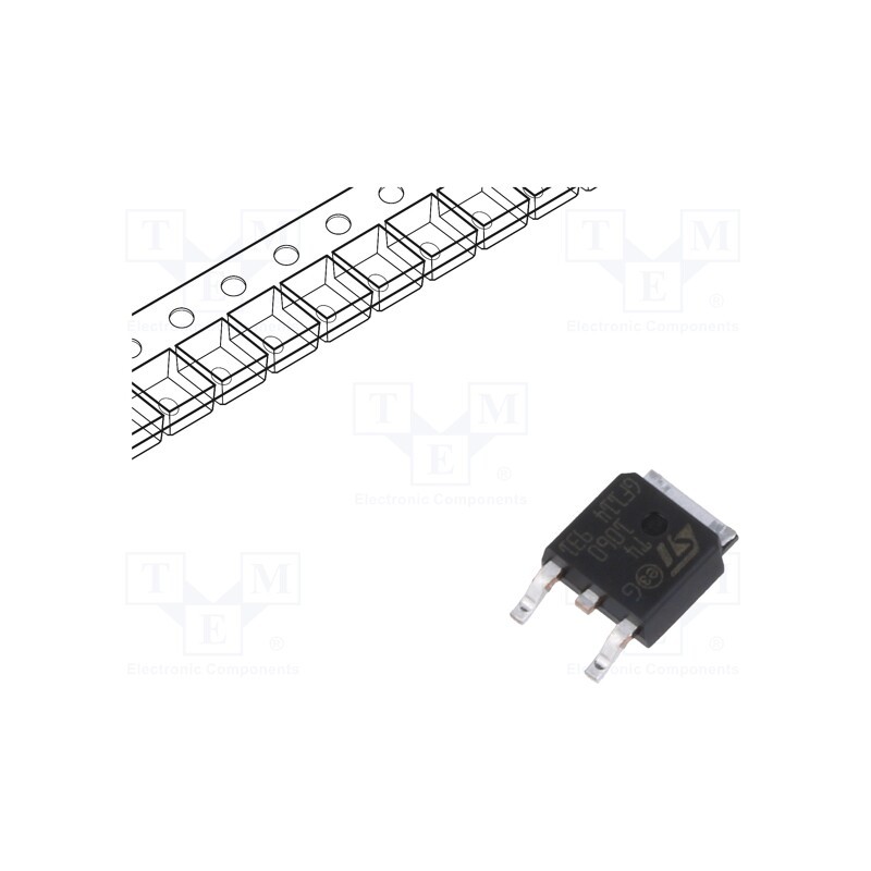 1 pcs x STMicroelectronics - T410-600B-TR - Triac, 600V, 4A, DPAK, Igt: 10mA