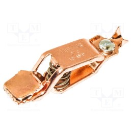 1 pcs x MUELLER ELECTRIC - BU-27C - Crocodile clip, 40A, Grip capac: max.15mm, Overall len: 62mm