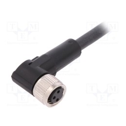 1 pcs x LAPP - AB-C3-5,0PUR-M8FA - Connection lead, M8, PIN: 3, angled, 5m, plug, 60VAC, 4A, -25÷80°C