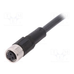1 pcs x LAPP - AB-C3-5,0PUR-M8FS - Connection lead, M8, PIN: 3, straight, 5m, plug, 60VAC, 4A, -25÷80°C