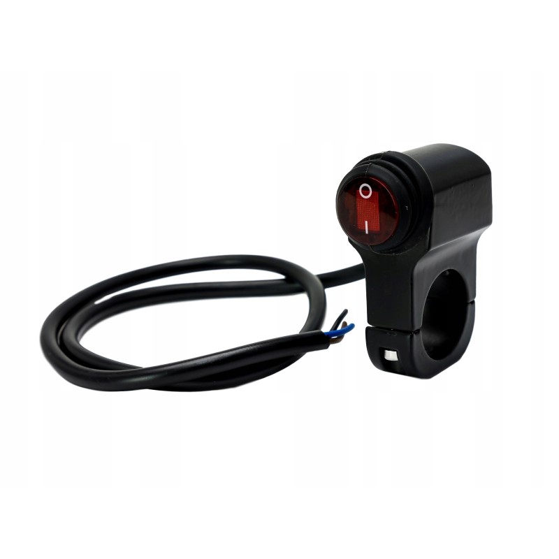 CNC illuminated switch switch, black, 22 mm