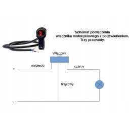 CNC illuminated switch switch, black, 22 mm