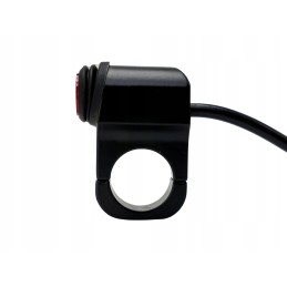 CNC illuminated switch switch, black, 22 mm