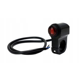 CNC illuminated switch switch, black, 22 mm