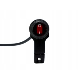 CNC illuminated switch switch, black, 22 mm