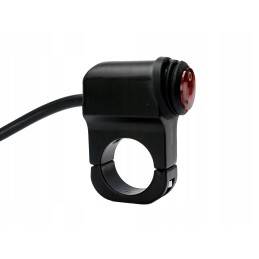 CNC illuminated switch switch, black, 22 mm