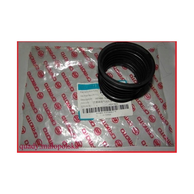 Rubber connector snorkel air filter cf moto