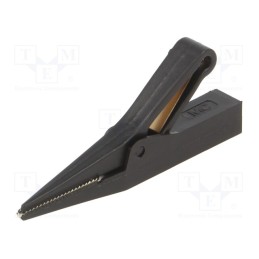 1 pcs x STu00c4UBLI - 64.9209-21 - Crocodile clip, 10A, black, Grip capac: max.9.5mm