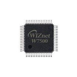 1 pcs : W7500 - ARM Microcontrollers - MCU TCP/IP MAC 128KB Flash 16KB SRAM