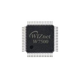 1 pcs : W7500P-S2E - ARM Microcontrollers - MCU W7500P + WIZ750SR Firmware + MAC Add