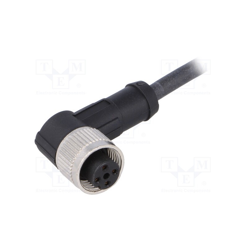 1 pcs x LAPP - AB-C4-2,0PUR-M12FA - Connection lead, M12, PIN: 4, angled, 2m, plug, 250VAC, 4A, -25÷80°C