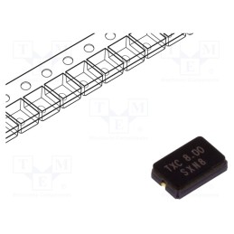 1 pcs x TXC - AA-8.000MDMK-T - Resonator: quartz, 8MHz, 20pF, SMD, 5x3.2x1.2mm