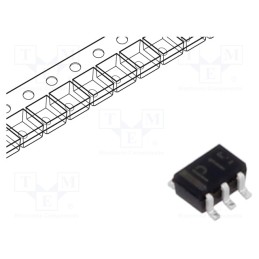 10 pcs x ROHM SEMICONDUCTOR - UMP1NTR - Diode: switching, SMD, 80V, 25mA, 4ns, SOT353, Ufmax: 0.9V, 150mW