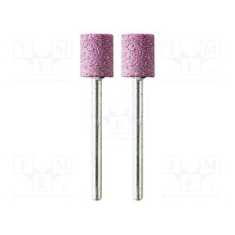 1 set x PG MINI - M.2055 - Grindingstone, Ø: 10mm, Ø: 3mm, Tip mat: aluminium oxide, 2pcs.