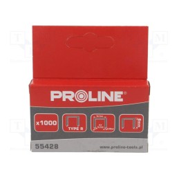1 pcg x PROLINE - 55428 - Staples, Width: 12.7mm, L: 8mm, 1000pcs, PRE-55042