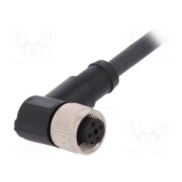 1 pcs x LAPP - AB-C4-2,0PUR-M12FA-SH - Connection lead, M12, PIN: 4, angled, 2m, plug, 250VAC, 4A, -25÷80°C