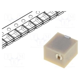 1 pcs x BOURNS - 3214W-1-102E - Potentiometer: mounting, vertical,multiturn, 1kΩ, 250mW, SMD, ±10%