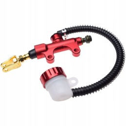 Brake master cylinder for quad atv, red, cnc
