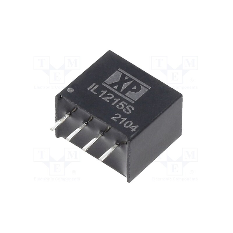 1 pcs x XP POWER - IL1215S - Converter: DC/DC, 2W, Uin: 12V, Uout: 15VDC, Iout: 132mA, SIP, 70kHz