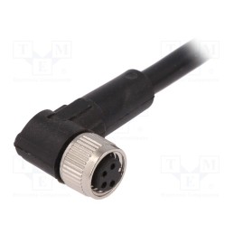 1 pcs x LAPP - AB-C4-5,0PVC-M8FA - Connection lead, M8, PIN: 4, angled, 5m, plug, 60VAC, 4A, -25÷80°C
