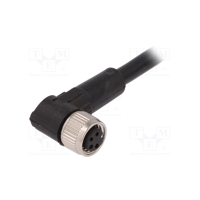 1 pcs x LAPP - AB-C4-5,0PVC-M8FA - Connection lead, M8, PIN: 4, angled, 5m, plug, 60VAC, 4A, -25÷80°C
