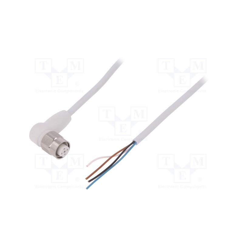 1 pcs x LAPP - AB-C4-5,0TPE-M12FA-HD - Connection lead, M12, PIN: 4, angled, 5m, plug, 250VAC, 4A, -25÷105°C