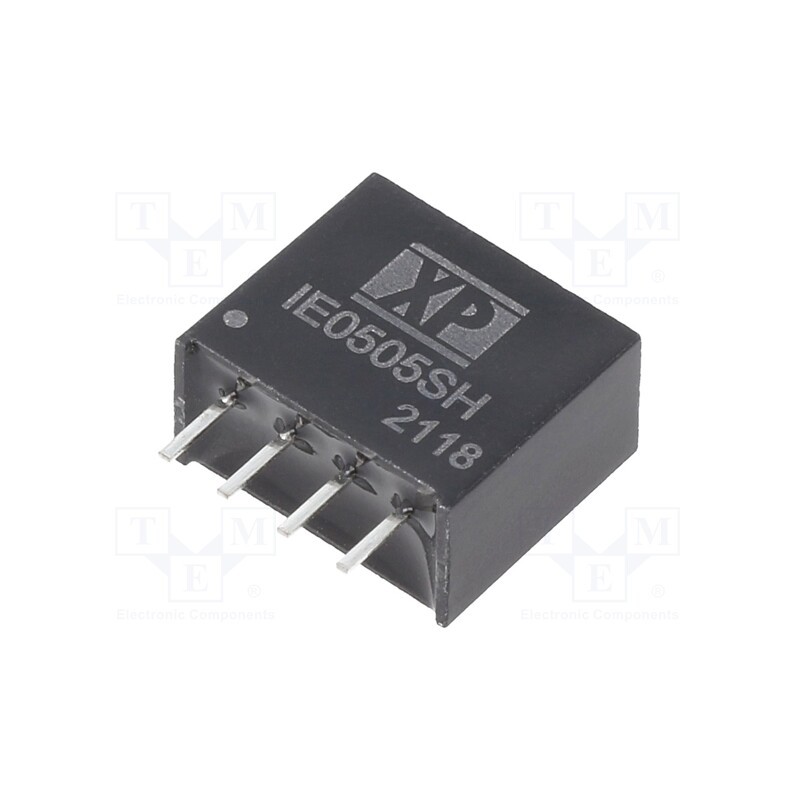 1 pcs x XP POWER - IE0505SH - Converter: DC/DC, 1W, Uin: 5V, Uout: 5VDC, Iout: 200mA, SIP, 150kHz