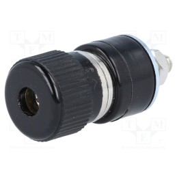 1 pcs x SCI - R1-26B BLACK - Socket, 4mm banana, 30A, 60VDC, black, nickel plated, -10÷80°C