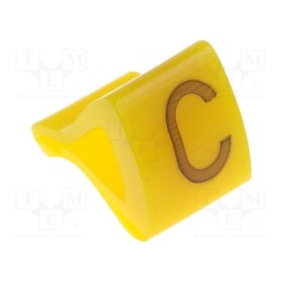 1 pcg x KURANT - MZ-1/C - Markers, Marking: C, 1.7÷3.5mm, H: 7mm, A: 6mm, -30÷100°C, leaded