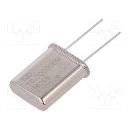 1 pcs x IQD FREQUENCY PRODUCTS - LFXTAL003164BULK - Resonator: quartz, 10MHz, ±20ppm, 30pF, THT, HC49