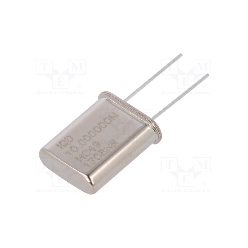 1 pcs x IQD FREQUENCY PRODUCTS - LFXTAL003164BULK - Resonator: quartz, 10MHz, ±20ppm, 30pF, THT, HC49