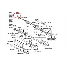 Kymco mxu 300 gearbox nut