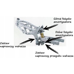 Suzuki lta 450 700 wishbone repair kit