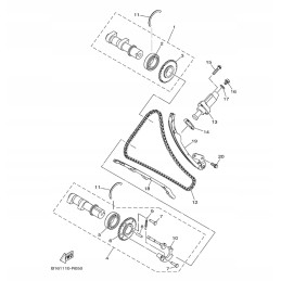 Tensioner seal yamaha grizzly 700 2mb e2213 0