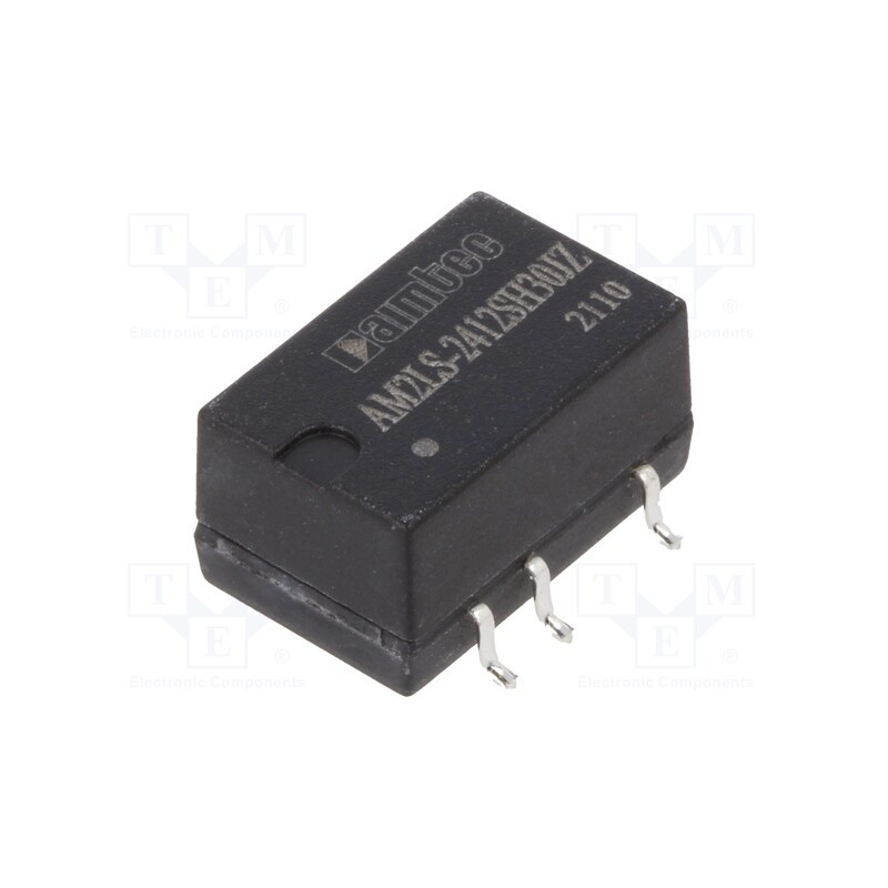 1 pcs x AIMTEC - AM2LS-2412SH30JZ - Converter: DC/DC, 2W, Uin: 21.6÷26.4V, Uout: 12VDC, Iout: 167mA, SMD
