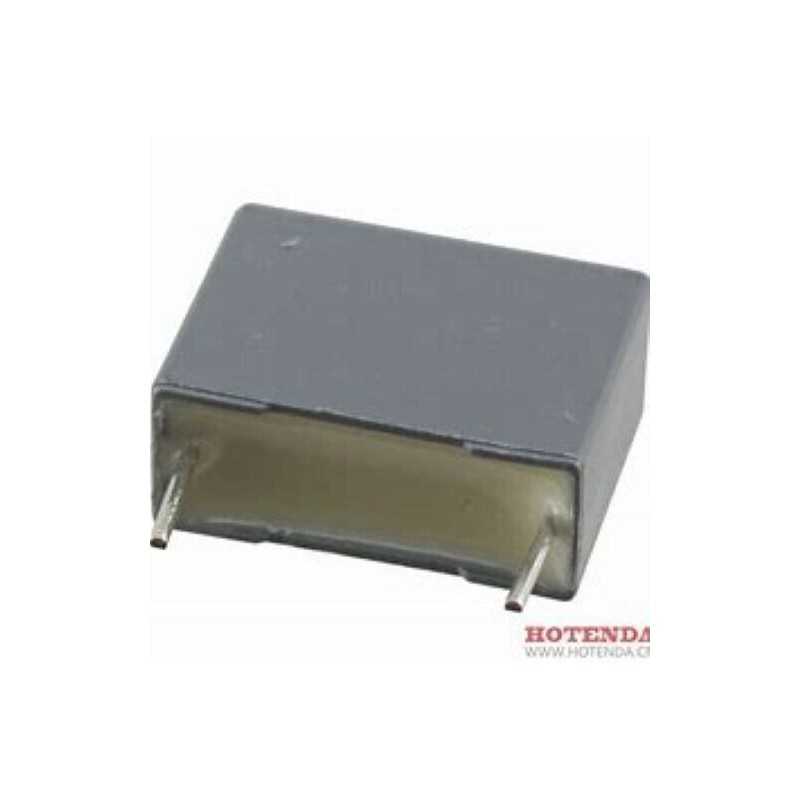 10 X General Purpose Film Capacitor, Metallized PET Stacked, Radial Box - 2 Pin,