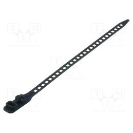 1 pcg x HELLERMANNTYTON - 115-07190 - Cable tie, multi use, L: 180mm, W: 7mm, polyurethane, 57N, black