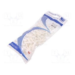 1 pcg x PAWBOL - H.7314 - Holder, white, for flat cable,YDYp 3x2,5 x2, 100pcs, USMP 3-BIS