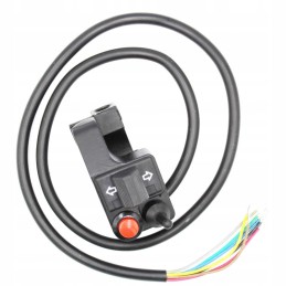 Turn signal switch with mirror socket