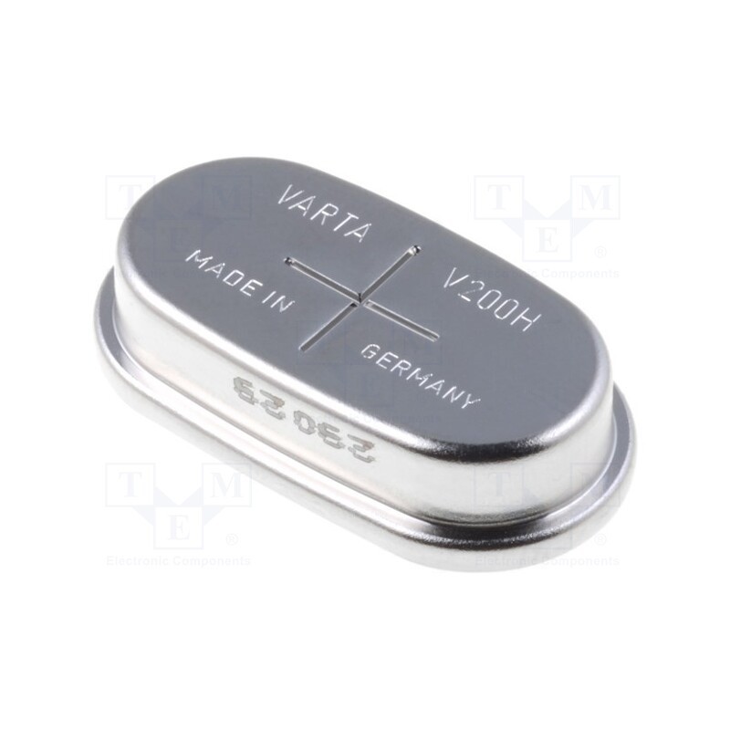 1 pcs x VARTA MICROBATTERY - 55620101501 - Re-battery: Ni-MH, coin,V200H, 1.2V, 200mAh, 25.4x13.9x7.1mm