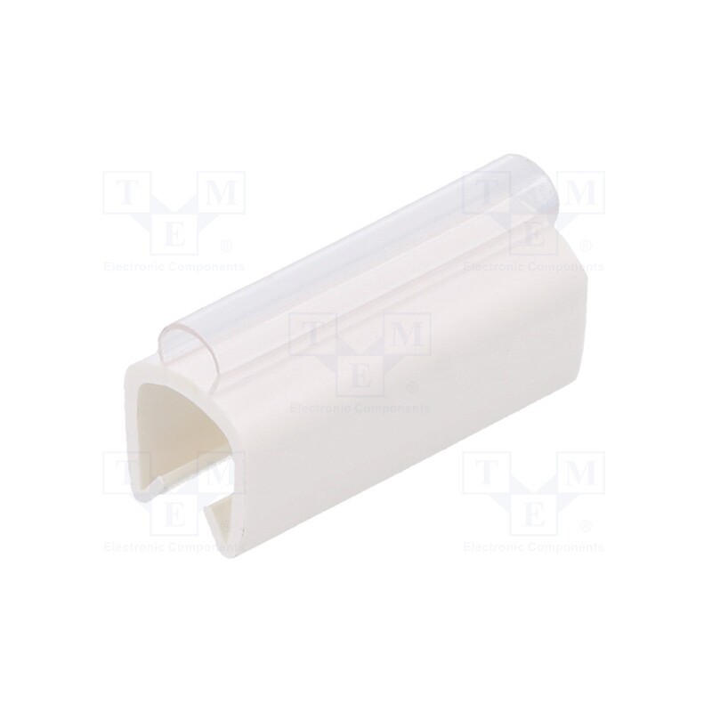 1 pcg x PARTEX - PTC50021A9 - Markers, Marking: empty, 6÷7.2mm, PVC, white, -30÷60°C, push-in