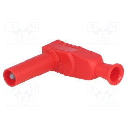 1 pcs x ELECTRO-PJP - 1067-RT - Plug, 4mm banana, 20A, 1kVAC, red, insulated, 2.5mm2, on cable