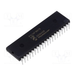 1 pcs x MICROCHIP TECHNOLOGY - PIC16F18075-E/P - IC: PIC microcontroller, 14kB, 32MHz, 1.8÷5.5VDC, THT, PDIP40,