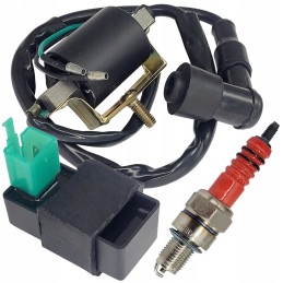 Ignition coil pipe ignition module spark plug atv quad cross kxd 4t 70 110 125