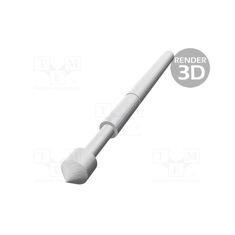 1 pcs x TEKON - TK 0030N E 1,27 S 120 A - Test needle, Operational spring compression: 2mm, 3A, TK0030N