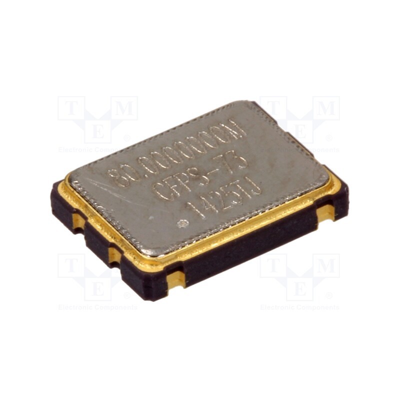 1 pcs x IQD FREQUENCY PRODUCTS - LF SPXO009441 - Generator: quartz, 80MHz, SMD, 3.3V, ±50ppm, 0÷70°C, 7.2x5.2x1.8mm