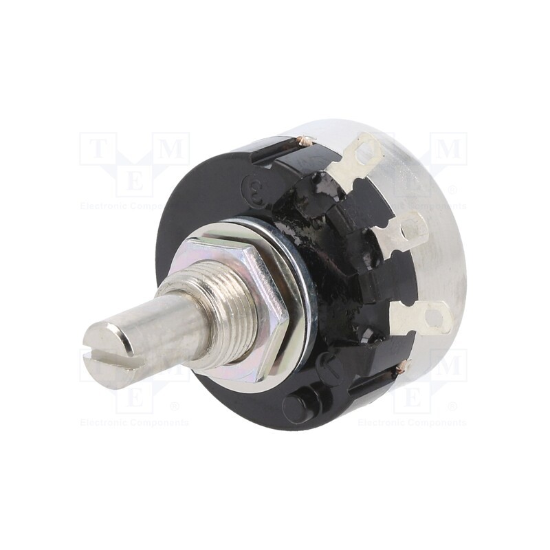 1 pcs x TOCOS - RV24YN-20S-B104 - Potentiometer: shaft, 100kΩ, 250mW, ±10%, 6mm, carbon, 1kV, -10÷85°C