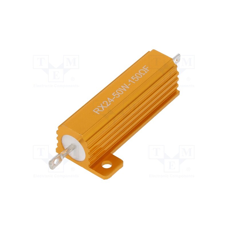 1 pcs x SR PASSIVES - AHP50W-150RF - Resistor: wire-wound, with heatsink, 150Ω, 50W, ±1%, 50ppm/°C