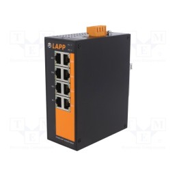 1 pcs x LAPP - U08GT - Switch Ethernet, unmanaged, Number of ports: 8, 12÷48VDC, RJ45