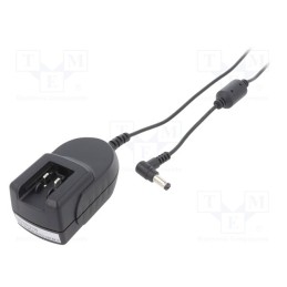 1 pcs x CINCON - TR18RDM150-01G13-BK-BK VI - Power supply: switched-mode, plug, 15VDC, 1.2A, 18W, Out: 5,5/2,1